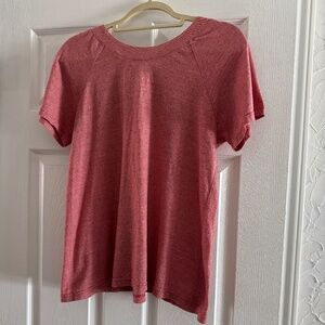 Adorable A.P.C. Madras Red and White Striped T-Shirt - Sz Small